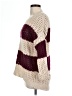 Olivia Sky 100% Acrylic Color Block Burgundy Pullover Sweater Size L - photo 5