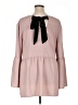 Halogen 100% Polyester Pink 3/4 Sleeve Blouse Size XL - photo 2