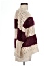 Olivia Sky 100% Acrylic Color Block Burgundy Pullover Sweater Size L - photo 4