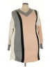 Unbranded Color Block Tan Pullover Sweater Size 3X - photo 1