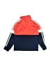Adidas 100% Polyester Color Block Red Track Jacket Size 4 - photo 2