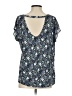 Ann Taylor LOFT Teal Short Sleeve Blouse Size S - photo 2