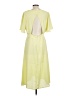 Leith Polka Dots Yellow Casual Dress Size L - photo 2