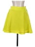 Naven 100% Polyester Solid Yellow Casual Skirt Size XS - photo 1