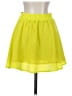 Naven 100% Polyester Solid Yellow Casual Skirt Size XS - photo 2