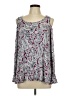 Westport 1962 Silver Long Sleeve Blouse Size L - photo 1