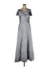 Rene Ruiz 100% Polyester Gray Cocktail Dress Size 14 - photo 1