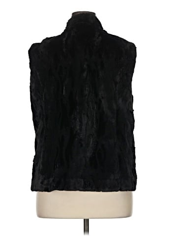 JM Collection Faux Fur Vest (view 2)