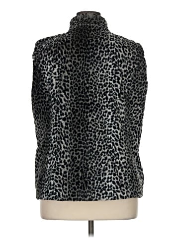 JM Collection Faux Fur Vest (view 2)
