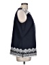 Talbots 100% Linen Blue Sleeveless Blouse Size L (petite) - photo 4