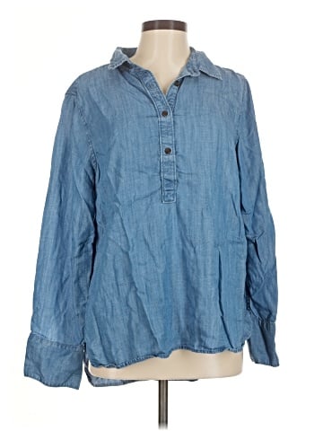 Lands' End Long Sleeve Button-Down Shirt (view 1)