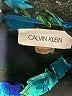 Calvin Klein Floral Teal Blue 3/4 Sleeve Blouse Size M (estimated) - photo 7