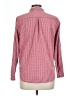 Old Navy 100% Cotton Checkered-gingham Red Long Sleeve Button-Down Shirt Size L - photo 2