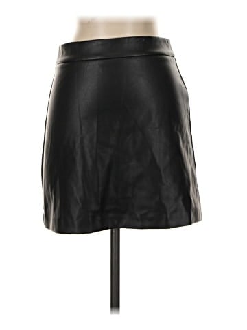 Shoedazzle Faux Leather Skirt (view 1)