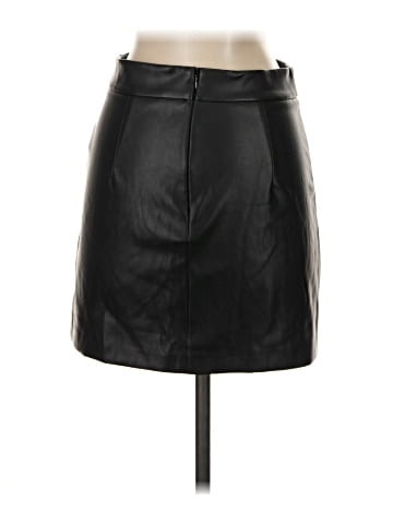 Shoedazzle Faux Leather Skirt (view 2)