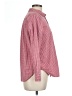 Old Navy 100% Cotton Checkered-gingham Red Long Sleeve Button-Down Shirt Size L - photo 4