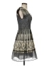 Max Studio Paisley Gray Cocktail Dress Size S - photo 4