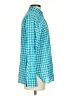 J.Crew Checkered-gingham Teal Long Sleeve Button-Down Shirt Size 4 - photo 4