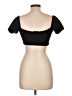 Zara Black Short Sleeve Top Size M - photo 2