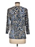 Simonton Says Blue 3/4 Sleeve Blouse Size M - photo 2