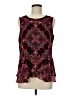 Tommy Hilfiger 100% Polyester Red Sleeveless Blouse Size M - photo 1