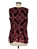 Tommy Hilfiger 100% Polyester Red Sleeveless Blouse Size M - photo 2