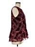 Tommy Hilfiger 100% Polyester Red Sleeveless Blouse Size M - photo 4