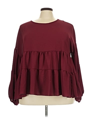 Haptics Long Sleeve Blouse (view 1)