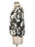 Haver 100% Polyester Silver 3/4 Sleeve Blouse Size S - photo 5