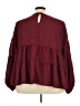 Haptics Burgundy Long Sleeve Blouse Size 5X (estimated) - photo 2