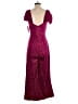 Theia Hearts Burgundy Pink Jumpsuit Size 4 - photo 2