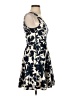 Aqua Print Blue Cocktail Dress Size S - photo 4