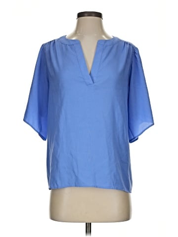 Ann Taylor Short Sleeve Blouse (view 1)