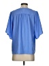 Ann Taylor Blue Short Sleeve Blouse Size S - photo 2