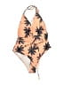 Unbranded Print Orange One Piece Swimsuit Size XL - photo 1