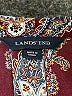 Lands' End 100% Polyester Paisley Burgundy Short Sleeve Blouse Size 10 - photo 7