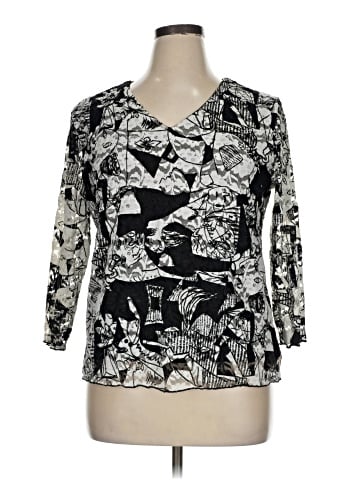 Chico's Design 3/4 Sleeve Blouse (view 1)