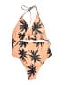 Unbranded Print Orange One Piece Swimsuit Size XL - photo 2