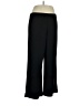 I.E. Relaxed 100% Polyester Solid Black Dress Pants Size 16 Petite - photo 1