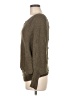 Kaisley 100% Cotton Chevron-herringbone Brown Pullover Sweater Size M - photo 5
