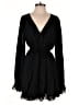 Endless Rose 100% Polyester Solid Black Romper Size M - photo 1