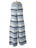 Le Lis 100% Polyester Stripes Blue Casual Pants Size S - photo 1
