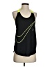 Nike 100% Polyester Black Active Tank Size S - photo 1