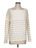 Michael Stars Stripes Ivory Wool Pullover Sweater Size Lg (2) - photo 1