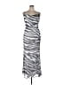 Missguided Animal Print Silver Cocktail Dress Size XL - photo 1