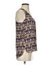 Fun2Fun 100% Polyester Purple Sleeveless Blouse Size S - photo 4