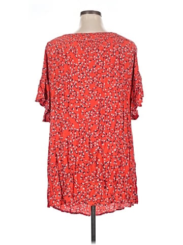 a.n.a. A New Approach Short Sleeve Blouse (view 2)