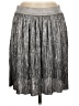 Divided by H&M 100% Polyester Metallic Silver Casual Skirt Size M - photo 1