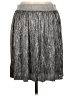 Divided by H&M 100% Polyester Metallic Silver Casual Skirt Size M - photo 2