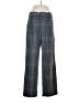 A New Day Plaid Gray Casual Pants Size 8 - photo 1